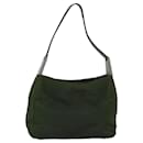 PRADA Shoulder Bag Nylon Khaki Auth 74196 - Prada