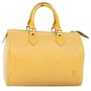 Bolsa de mão LOUIS VUITTON Epi Speedy 25 Tassili Amarelo M43019 Autenticação de LV 74245 - Louis Vuitton