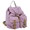 PRADA Backpack Nylon Pink Auth yk12161 - Prada