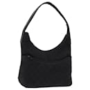 GUCCI GG Canvas Shoulder Bag Outlet Black 105649 Auth 72837 - Gucci