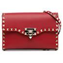 Borsa a tracolla Rockstud rossa Valentino