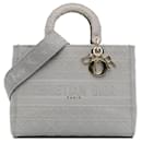 Dior Gray Large Cannage Lady D-Lite