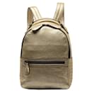 Bottega Veneta Intrecciato Metallic Backpack  Leather Backpack in Good condition