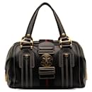 Gucci Leather Hysteria Boston Bag Bolsa de viagem de couro 186235 em bom estado