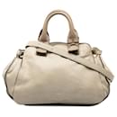 Chloe Leather Flynn Handbag  Leather Shoulder Bag 3S1173 in Good condition - Chloé