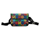 Gucci GG Psychedelic Belt Bag Canvas Belt Bag 598113 in Excellent condition