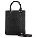 Louis Vuitton Petite Sac Plat Leather Tote Bag M81417 in Good condition