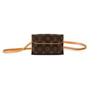 Borsa da cintura Louis Vuitton Pochette in tela fiorentina M51855 in buone condizioni