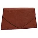 LOUIS VUITTON Epi Art Deco Clutch Bag Brown M52633 LV Auth th4878 - Louis Vuitton