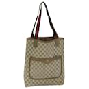 GUCCI GG Supreme Web Sherry Line Tote Bag Beige Red Green 39 02 003 Auth yk12080 - Gucci