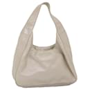 PRADA Hand Bag Leather White Auth fm3418 - Prada