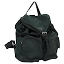 PRADA Backpack Nylon Green Auth 73875 - Prada