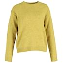 Acne Studios Knitted Sweater in Yellow Wool