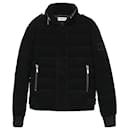 Saint Laurent 2017 Bad Lieutenant Corduroy Puffer Coat in Black Cotton