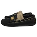 Leather and gold Louis Vuitton moccasins size 38 Souhail Lombok Driving