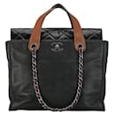 Chanel Leather In The Mix Portobello Tote Bolsa de couro em bom estado