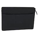 LOUIS VUITTON Epi Pochette Homme Pochette Noir M52522 Auth LV 74115 - Louis Vuitton