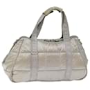 CHANEL Sports Boston Bag Nylon Plata CC Auth yk12071 - Chanel