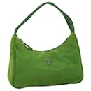PRADA Hand Bag Nylon Green Auth 73870 - Prada
