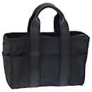 HERMES Acape Luco PM Hand Bag Nylon Black Auth yk12306 - Hermès