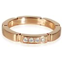 Cartier Maillon Panthere Band in 18k Rose Gold 0.04 CTW