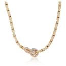 Cartier Agrafe Fashion Necklace in 18k Yellow Gold 1.1 CTW