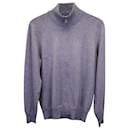 Cardigan Full-Zip Brunello Cucinelli in cashmere Blu Grigio