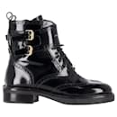 Louis Vuitton Midtown Ankle Boots in Black Leather