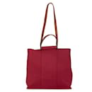 Hermes Toile Cabag Tote Bag Canvas Tote Bag in Good condition - Hermès