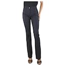 Burberry Pantalon en laine noire - taille UK 4