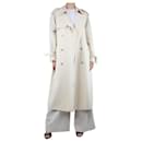 Natural belted trench coat - size UK 10 - Autre Marque