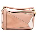 LOEWE Borsa puzzle piccola bicolore rosa - Loewe