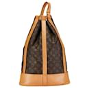 Louis Vuitton Randonnee GM Canvas Shoulder Bag M42244 in Good condition