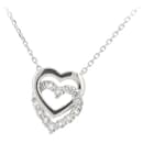 Other Platinum Double Heart Necklace  Metal Necklace in Excellent condition - & Other Stories