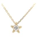 [LuxUness] Diamant-Stern-Halskette, Metallhalskette in ausgezeichnetem Zustand - & Other Stories