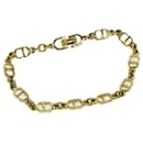 Christian Dior Armband Metall Gold Auth yk12563