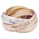 Cartier-Ring "Trinity Classique" in drei Goldtönen.