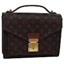 LOUIS VUITTON Monogram Monceau Hand Bag 2way M51185 LV Auth 75028 - Louis Vuitton