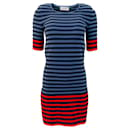 Sonia Rykiel Vestido Listrado Vermelho/Azul - Autre Marque