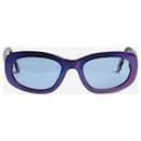 Blue pearlescent sunglasses - Chanel
