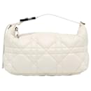 Dior White Calfskin Macro-Cannage DiorTravel Nomad Pouch
