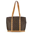 Louis Vuitton Babylone Tote Bag Sacola de lona M51102 em bom estado