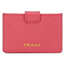 Prada Saffiano Leather Card Case Leather Card Case 1MC211 in Excellent condition