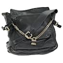 Chloe Shoulder Bag Leather Black Auth ar11856 - Chloé