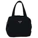 PRADA Hand Bag Nylon Black Auth 74962 - Prada