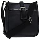 BURBERRY Shoulder Bag Leather Black Auth bs14162 - Burberry