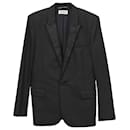 Saint Laurent Slim-Fit Suit Jacket in Black Wool