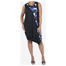 Black sleeveless printed midi dress - size - Y'S