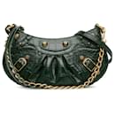 Balenciaga Cocodrilo Verde En Relieve Le Cagole Mini