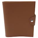 NEUF COUVERTURE AGENDA HERMES ULYSSE PM CUIR TOGO GOLD LEATHER DIARY COVER - Hermès